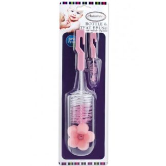 Autumnz Bottle and Teat Brush (Pink)