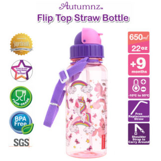 Autumnz Flip Top Straw Bottle