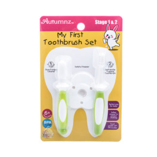 Autumnz Baby First Toothbrush (Green)