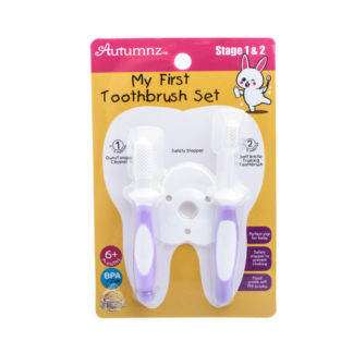 Autumnz Baby First Toothbrush (Lilac)
