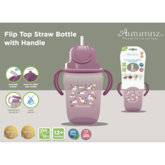 Flip Top Straw bottle